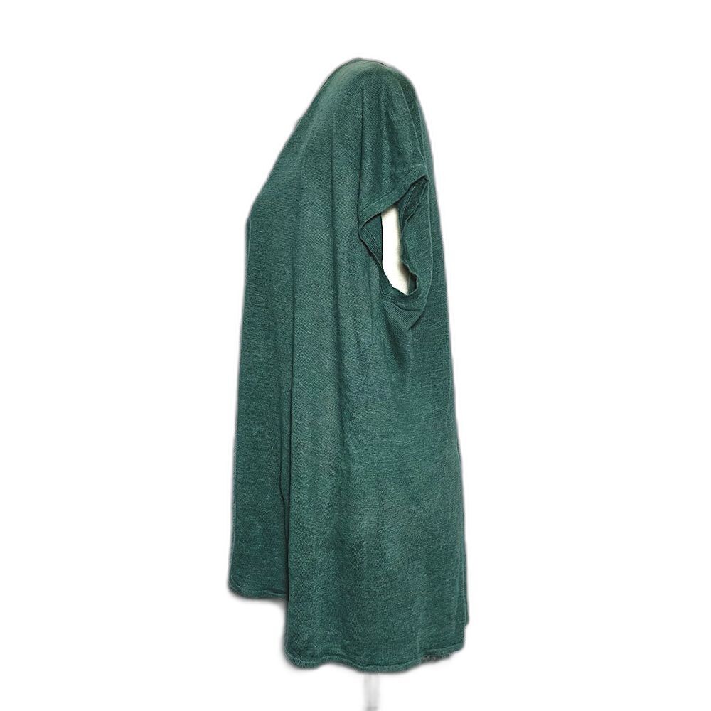 Madewell Interlude Linen Oversized Cap Sleeve Sweater Top Sz M - Picture 6 of 6